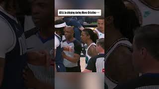 AD & Ja exchange words 😳