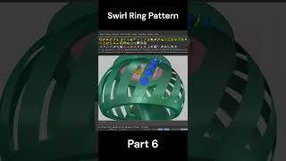 Swirl Ring Design Part 6|CAD SOFTWARE | JEWELLERY CAD SOFTWARE | Rhino 3D | Matrix | zbrush | Rhino8