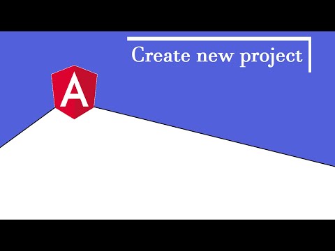 Create new project in angular and run the project in browser