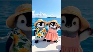 My babies are greeting you #cute #adorable #adorableanimals #pet #pets #penguin #baby #ai #healing