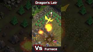 Dragon’s Lair vs Furnace – Who Wins?🔥 #clashofclans #th16rootriderattack #cocwar