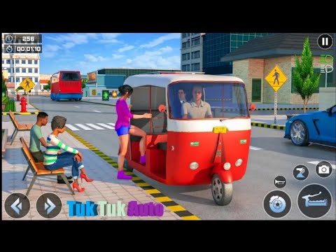 Tuk Tuk Auto Rickshaw Racing GameRickshaw Game Video Android game Gameplay (2023)💯