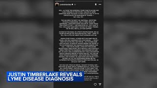 Justin Timberlake reveals Lyme disease diagnosis