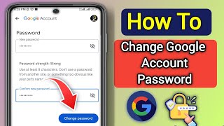 How To Change Google Account Password | How To Change Gmail Account  Password |