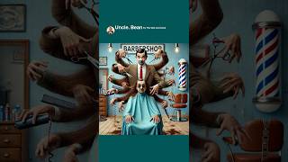 When You Go To BEST Barbershop Hairstylist cutting Hair Mr Bean #aicomedy #aiart #chatgptart #mrbean