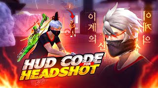 Mikey FF Best Custom HUD Code For Headshot Revealed😱For Both IOS & Android📲❤️