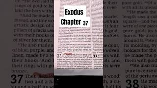 Exodus Chapter 37 #jesusisthewaytruthandlife #Bezalel #bookofexodus #Exodus37 #readthebible #Jesus