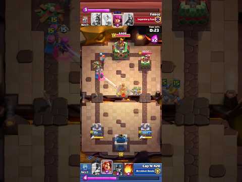 A single evolved archer took care of everything 🏹😂 #clashroyale #evolved #archer