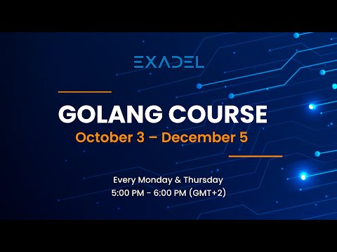 Golang Course - Session 2: How to start writing Go code, structure, modules introduction