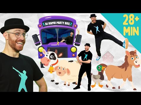 Learn Dance moves with DJ Raphi -  Kids Songs, Nursery Rhymes & more | 28 minutes