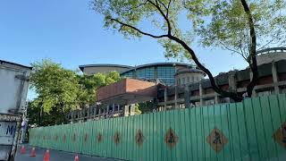 台北市 原南區憲兵隊營部建築 拆除中