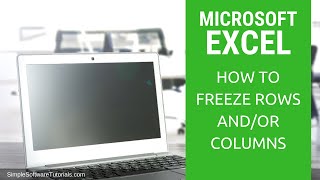 How to Freeze Rows & Columns in Excel