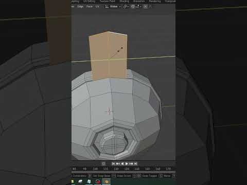 Day 14 of 3D modeling a cube - headphones #blender #3dmodeling #blendertutorial #fyp