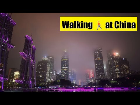🚶🇨🇳広州 花城広場/Guangzhou Huacheng square