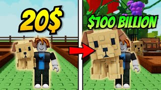 I Made $100B ONLY Using SEEDS from GOLDEN LABS in Grow A Garden!
