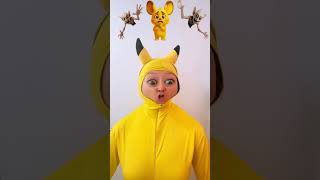 Pikachu's Spooky Experience 2025 😱🛁🕺👶😍 #humor #comedy #funny
