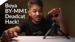 Boya BY-MM1/MM1+ Deadcat Windmuff Hack! #BoyaBYMM1 #BoyaBYMM1+