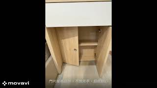 北歐風白楓木60cm化妝桌椅組｜直人木業