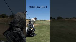 Able body golfer vs. a seated one arm golfer  @amplifeclothing @amplifefoundation @amplife.co