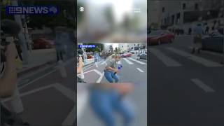 News correspondent shot with rubber bullet by police while covering L.A. protests #shorts