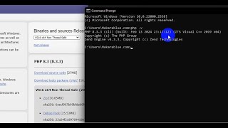 How to install php on window 100% working