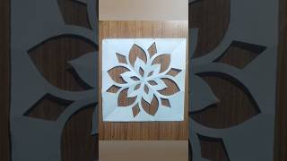 Rangoli Paper Stencil | Paper Rangoli | Indian Craft #shorts  #craft