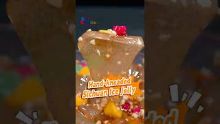 Sichuan's best summer refreshment for locals — hand - kneaded Sichuan ice jelly. Give it a try!
