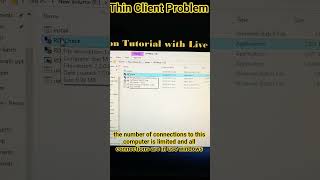 Thin Client Networking Problem | The number of connections to this computer is limited #thinclient