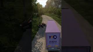 accident😮 with car #ets2 #short #ets2mods #shorts #ets21 #ets2android #ets2gameplay #ets2game