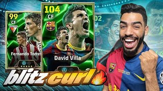 NEW DAVID VILLA 104 GOT THE BEST BLITZ CURLS IN EFOOTBALL 25 MOBILE 🥶
