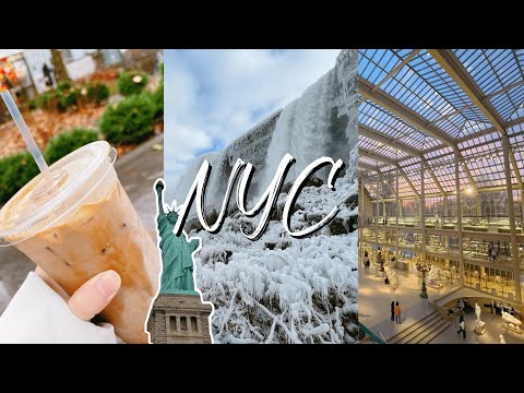 New York + Niagara Falls丨中央公園🍂、自由女神🗽、大都會藝術館🎨、尼加拉大瀑布🌊 // 🇭🇰港人遊美國🇺🇸留美冬季旅行 (EP.11)【最後一集】丨Travel vlog