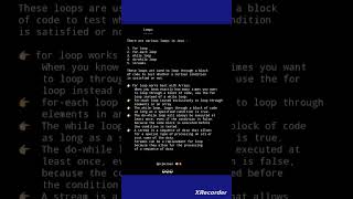One minute Java. #java #loop #while #for #foreach #stream #do #ternaryoperator   #coding #tutorial