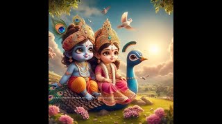 1-Hour Radha Krishna  Lofi Bhakti music for Study, Chill, and Relaxation" #krishna #krishnabhajan