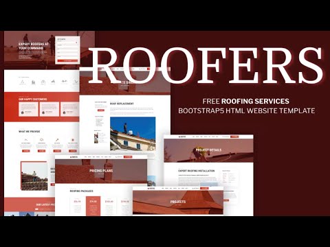 Roofers | HTML Website Template for Roofing Services | Free Source Code