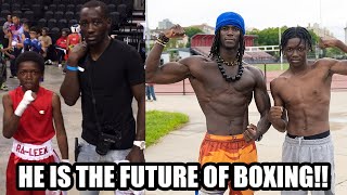 FUTURE TERENCE BUD CRAWFORD OF BOXING!|CALISTHENICS TRAINING 17-YEAR-OLD VEGAN BOXER RALEEK BORN!