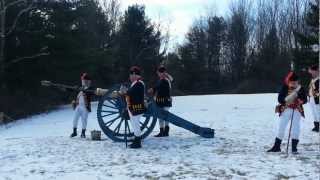 Saratoga NHP Cannon Crew firing demonstration