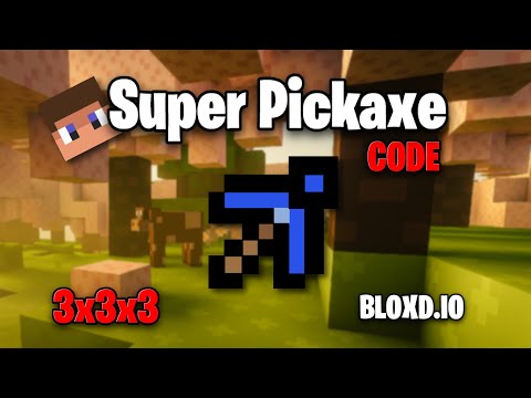 Super Pickaxe Code Mining Massive Chunks Fast – 3x3x3 gone in seconds! ⏱️- Bloxd.io