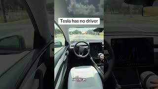Tesla is driverless #fyp #viral #tesla #robotaxi #fsd