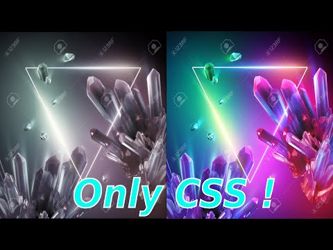 How To Create Colourful image with CSS | Using  HTML & CSS