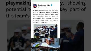 Patriots Rookie Craig Woodson SHINES in Camp! 🔥 Potential Defensive Star? #nfl2025 #shorts