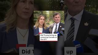 Did Trump bring up annexing Canada at the G7?