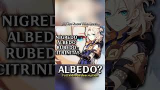 Did You Know This About Albedo? [Genshin Impact Lore]