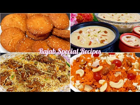 22 Rajab Special Recipes | Kunde Ki Niyaz Recipes | Meethi Tikiyan, Khasta, Kheer, Biryani, Zarda