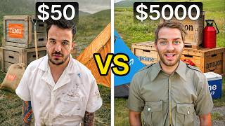The Boys $50 VS $5000 Survival Gear Challenge 