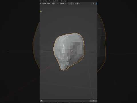 HIGH POLY details to LOW POLY in Blender  #blender3d