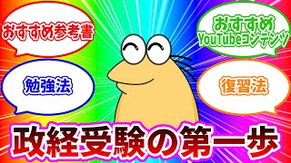 【政経】おすすめ参考書とコンテンツ、勉強法紹介