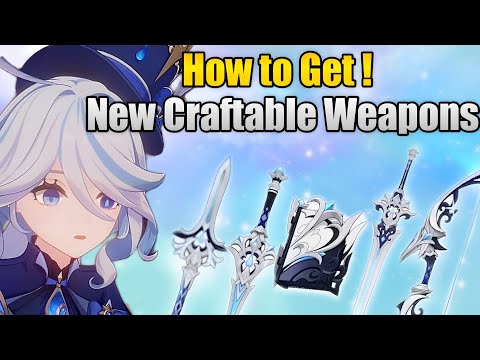 How To Get ALL Craftable Weapons in Fontaine | Genshin Impact 4.0