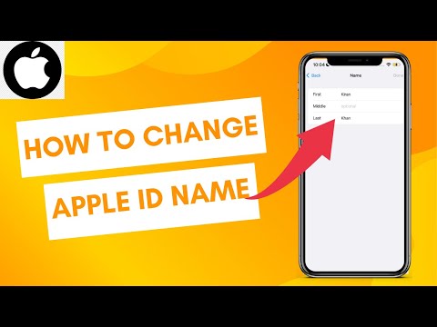 How To Change Apple ID Name On Iphone