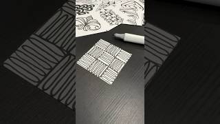 So easy tutorial! #drawing #relaxing #tangleart  #viralshorts #art #doodle #tangletime #artandcraft