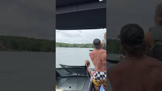 This guy completely lost his mind out in Mountain Island Lake. Lets get him off the water for good